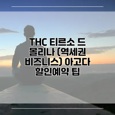 THC 티르소 드 몰리나 (역세권 비즈니스) 아고다 할인예약 팁