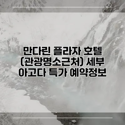 만다린 플라자 호텔 (관광명소근처) 세부 아고다 특가 예약정보