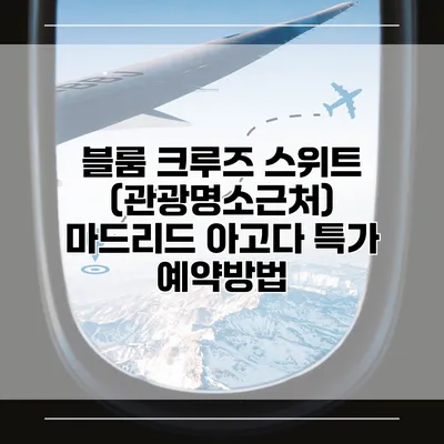 블룸 크루즈 스위트 (관광명소근처) 마드리드 아고다 특가 예약방법