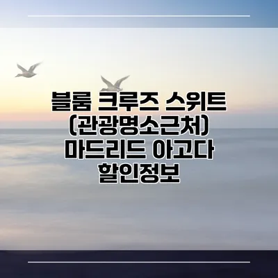 블룸 크루즈 스위트 (관광명소근처) 마드리드 아고다 할인정보
