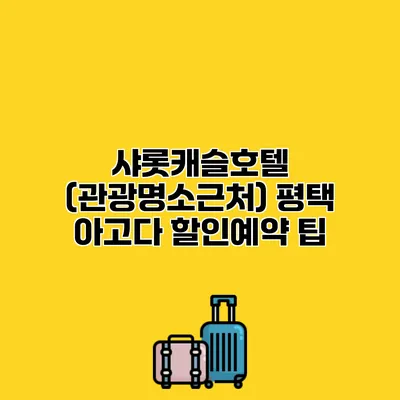 샤롯캐슬호텔 (관광명소근처) 평택 아고다 할인예약 팁