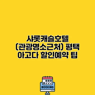 샤롯캐슬호텔 (관광명소근처) 평택 아고다 할인예약 팁