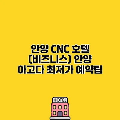 안양 CNC 호텔 (비즈니스) 안양 아고다 최저가 예약팁